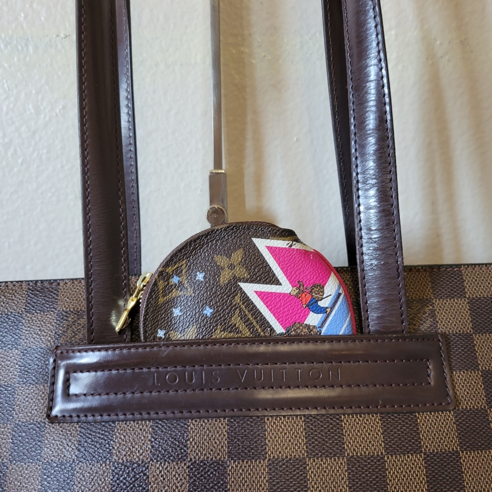 LOUIS VUITTON Parioli Brown Ebene Damier Bag - Picture 3 of 15
